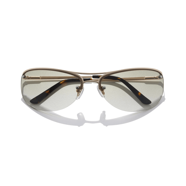 Slim / Matte Champagne & Jade Lens - Shade Files